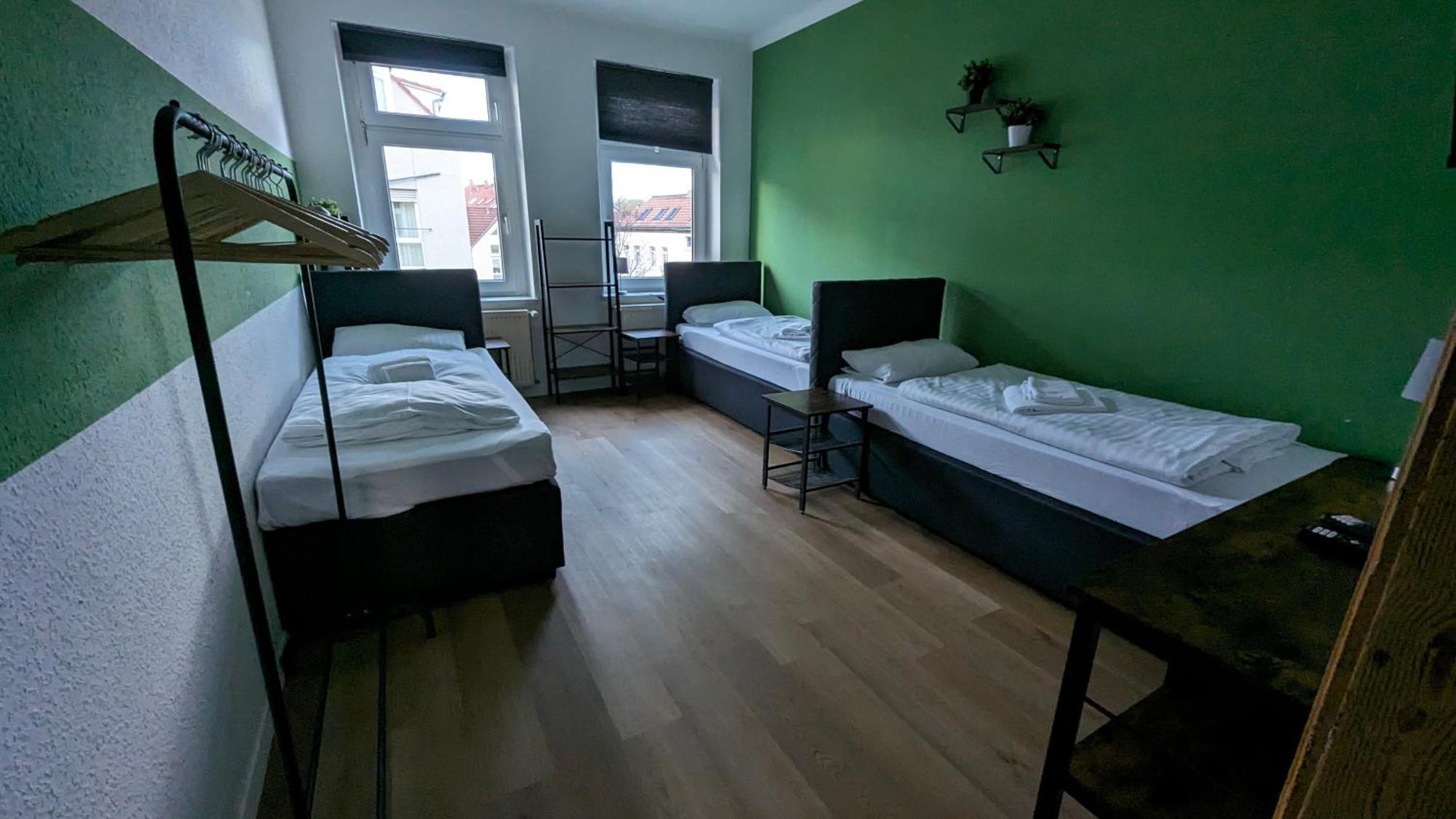 Sali-Homes Boarding Haus Monteur-Wohnungen Balkon Vollkueche Autobahnaehe Markranstadt Ruang foto