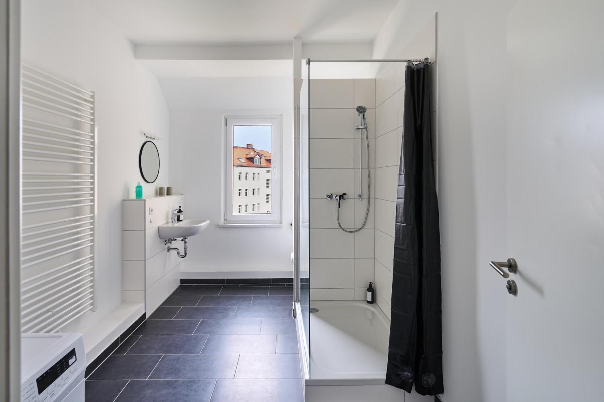 Sali-Homes Boarding Haus Monteur-Wohnungen Balkon Vollkueche Autobahnaehe Markranstadt Ruang foto