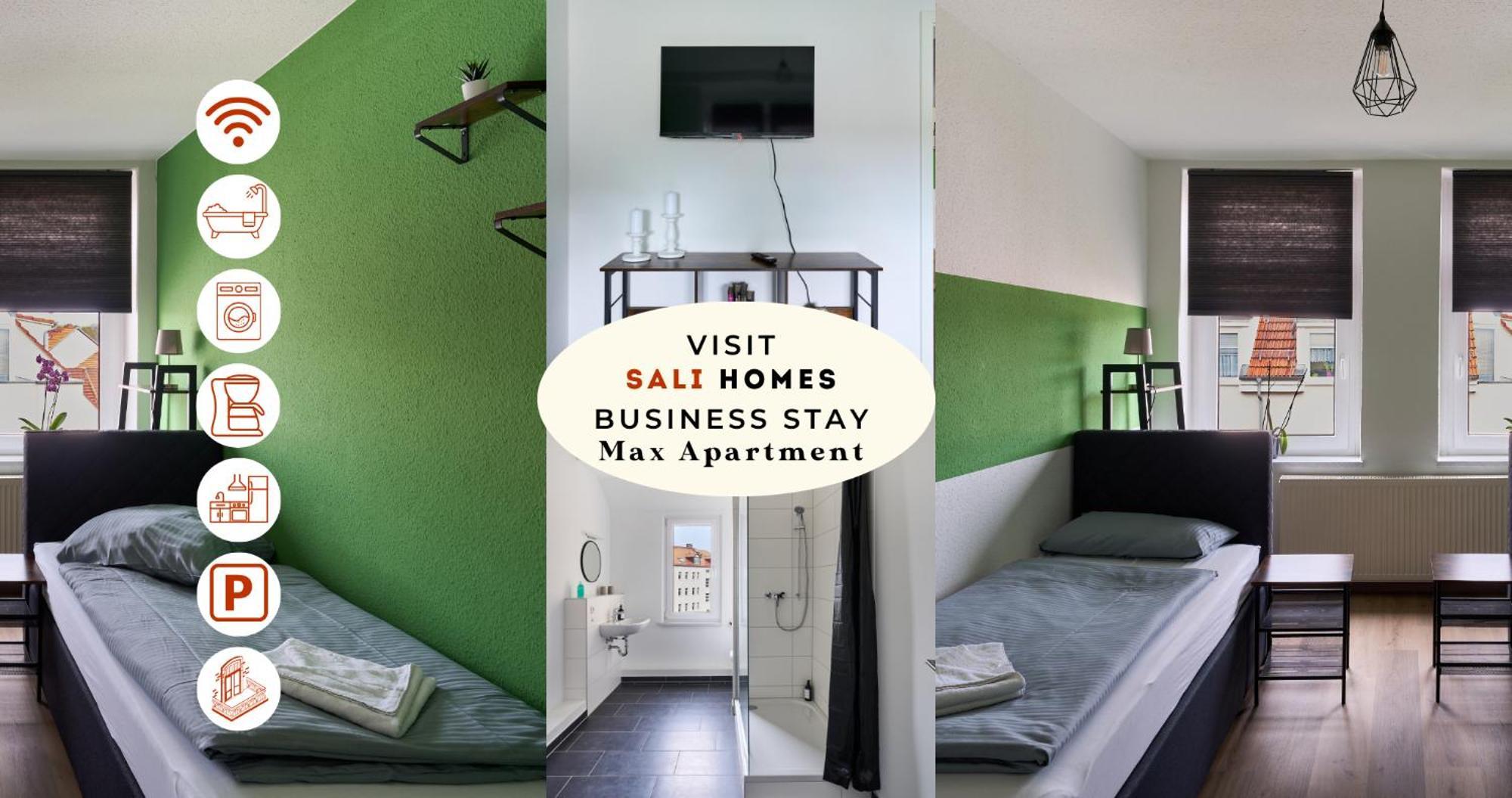 Sali-Homes Boarding Haus Monteur-Wohnungen Balkon Vollkueche Autobahnaehe Markranstadt Bagian luar foto